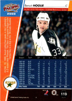 1999 Pacific Red Benoit Hogue #119