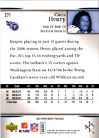 2007 Upper Deck Star Rookies Rookie Exclusives Edition Chris Henry #271