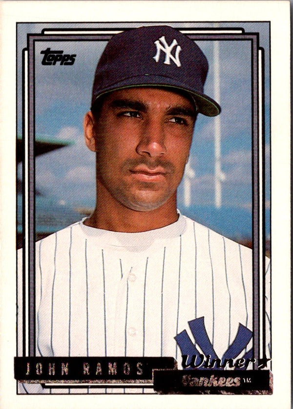 1992 Topps Gold Winners John Ramos #658