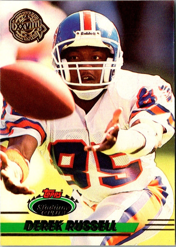 1993 Stadium Club Super Teams Bowl Derek Russell #485