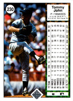 1989 Upper Deck Tommy John #230
