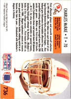 1991 Pro Set Charles McRae #736 Rookie