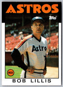 1986 Topps Bob Lillis