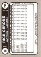 1981 Fleer Star Stickers Rick Cerone #88