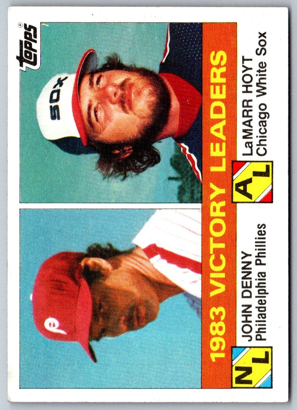 1984 Topps Victory Leaders/John Denny/LaMarr Hoyt #135