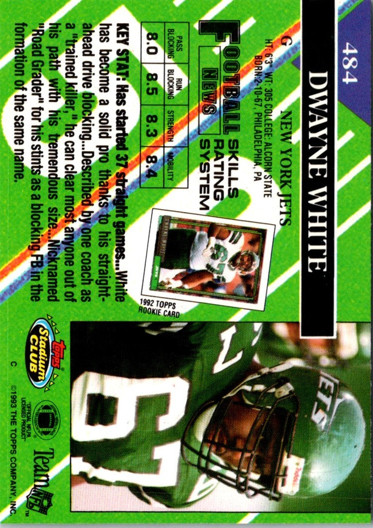 1993 Stadium Club Super Teams Bowl Dwayne White