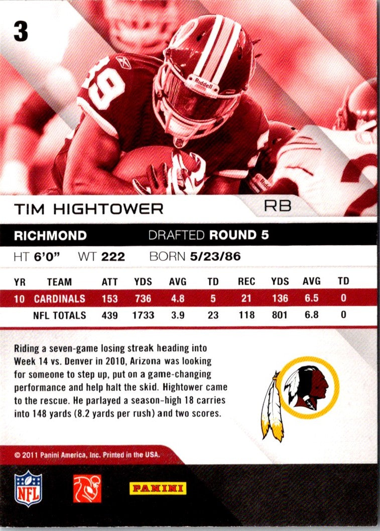 2011 Panini Absolute Memorabilia Tim Hightower