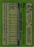 1982 Topps Gary Woods