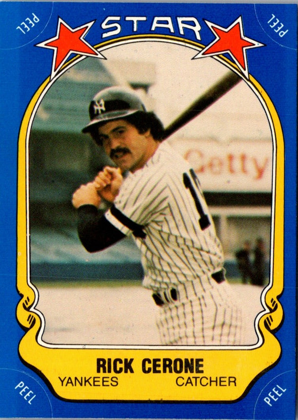 1981 Fleer Star Stickers Rick Cerone #88