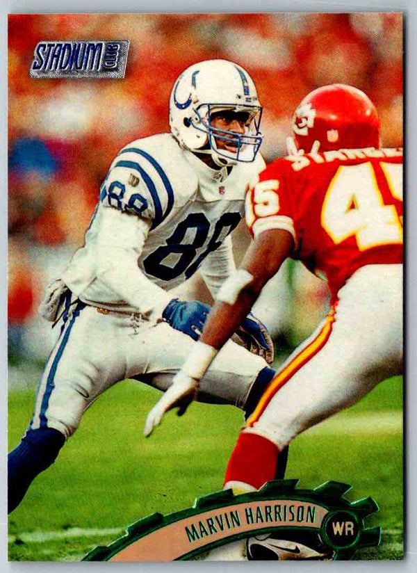 1997 Topps Stadium Club Football Marvin Harrison #225