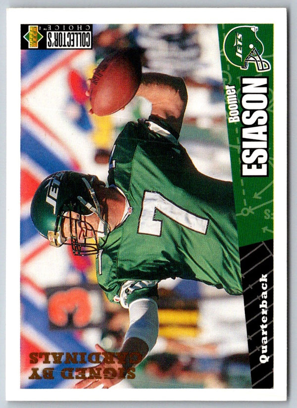 1996 Collector's Choice Boomer Esiason #158