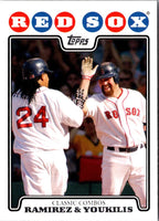 2008 Topps Manny Ramirez/Kevin Youkilis #258