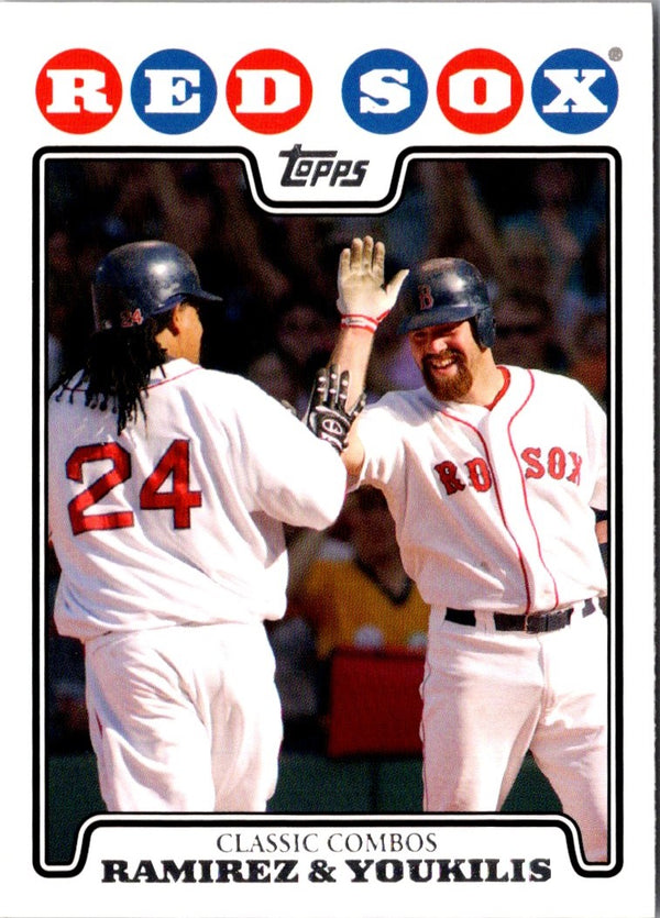 2008 Topps Manny Ramirez/Kevin Youkilis #258