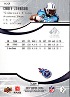 2009 SP Signature Chris Johnson #100