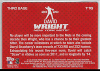 2010 Topps Chrome David Wright #T16