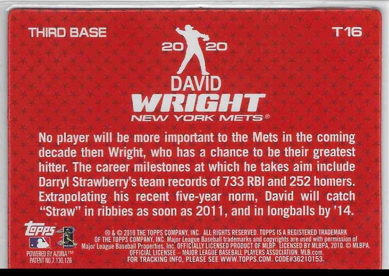 2010 Topps Chrome David Wright