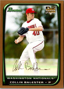 2008 Bowman Draft Picks & Prospects Collin Balester