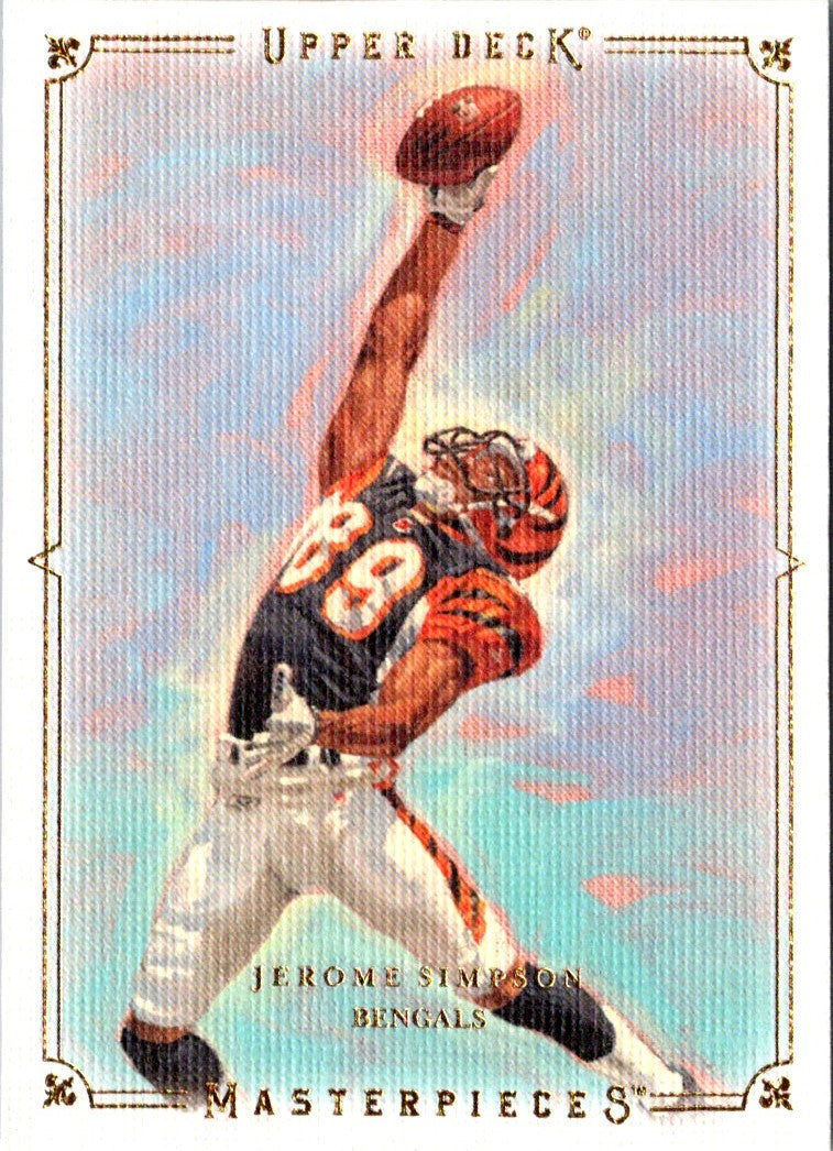 2008 Upper Deck Masterpieces Jerome Simpson