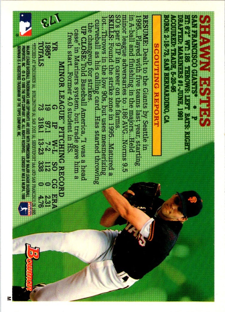 1996 Bowman Shawn Estes