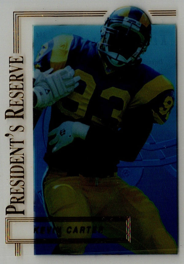 1996 Collector's Edge President's Reserve Kevin Carter #384