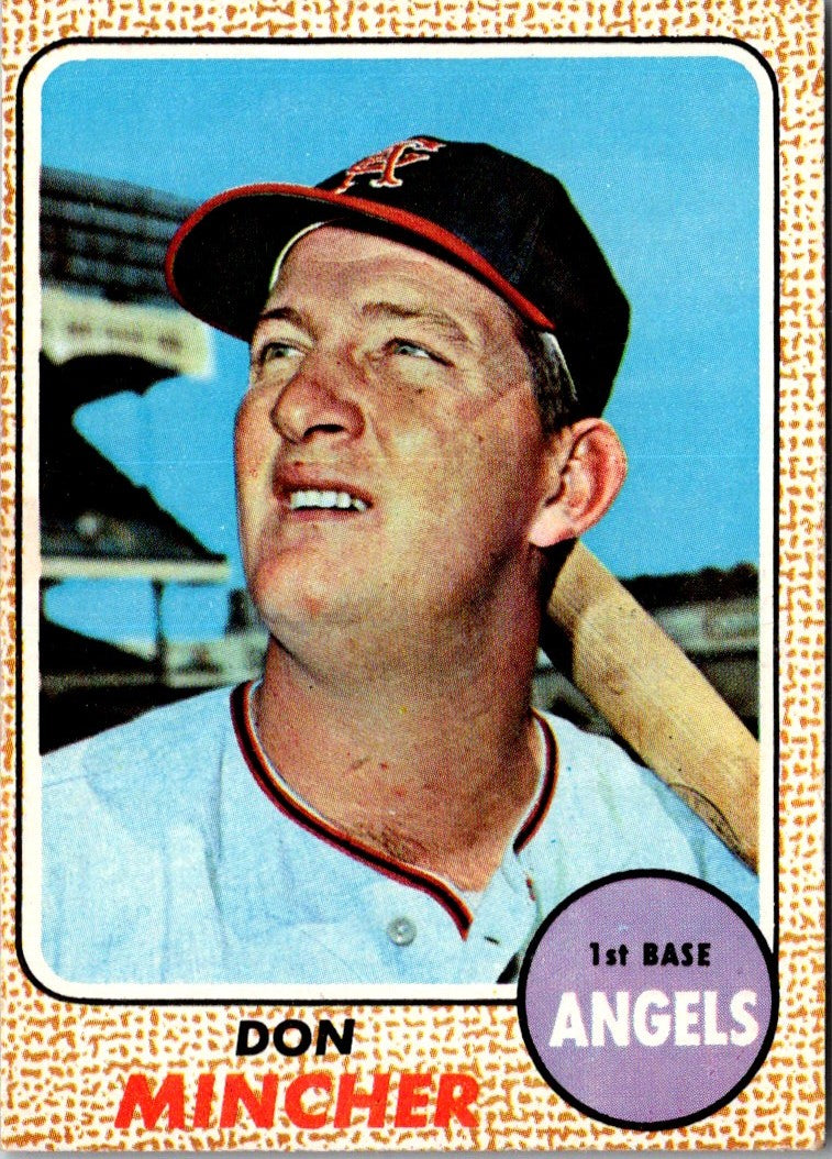 1968 Topps Don Mincher