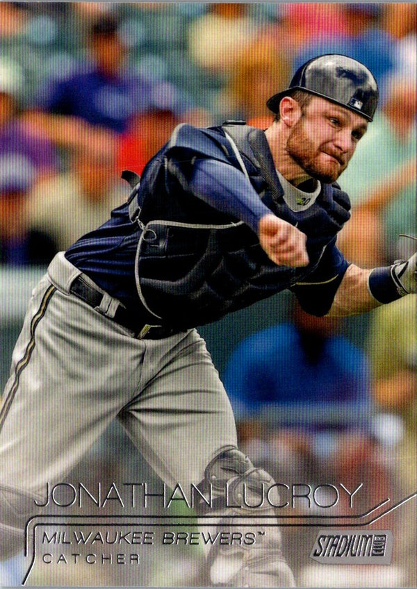 2015 Stadium Club Jonathan Lucroy #38