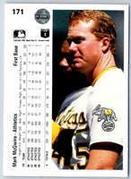 1990 Upper Deck Mark Mcgwire #171