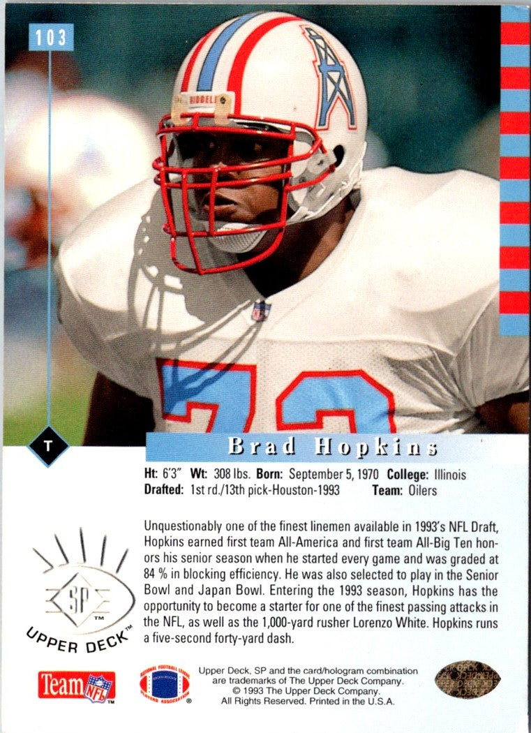 1993 SP Brad Hopkins