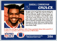 1990 Proset Randall Cunningham #386