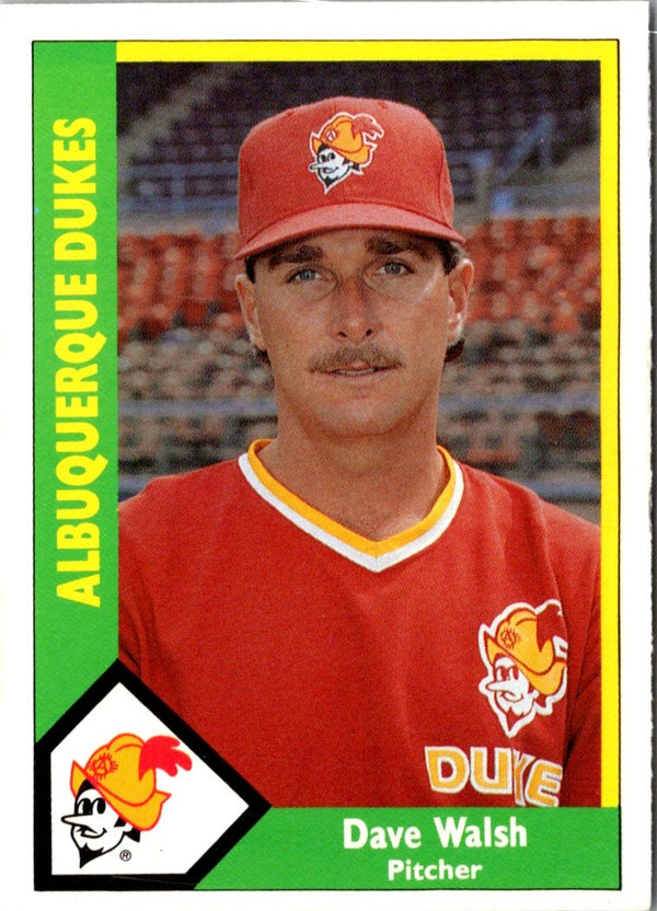 1990 CMC Albuquerque Dukes Dave Walsh #11