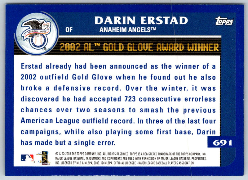 2003 Topps Home Team Advantage Darin Erstad