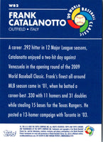 2009 Topps Chrome World Baseball Classic Frank Catalanotto #W82
