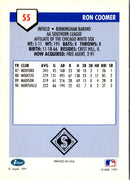 1991 Line Drive AA Ron Coomer