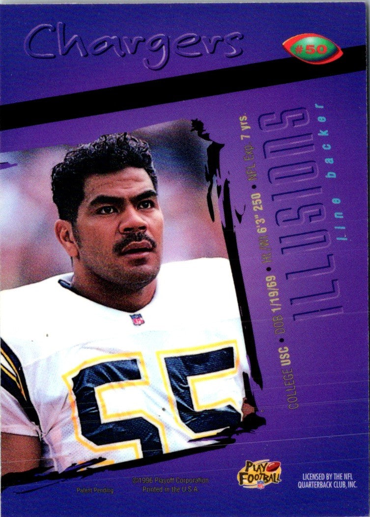 1996 Playoff Illusions Junior Seau