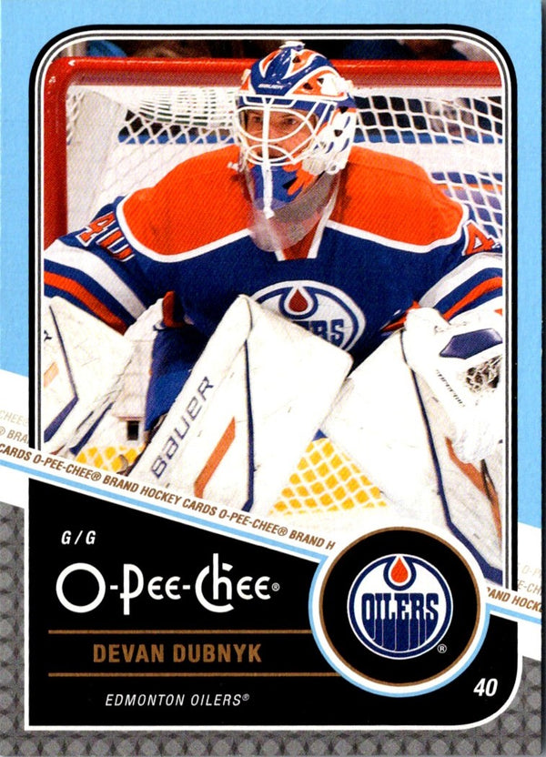 2011 O-Pee-Chee Devan Dubnyk #64