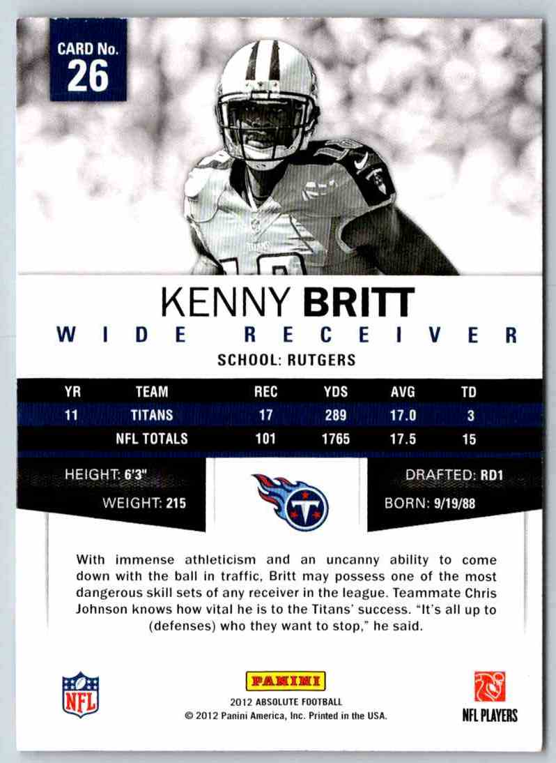 2012 Absolute Kenny Britt