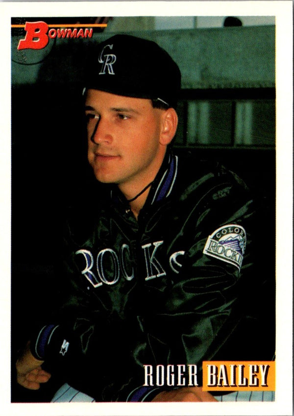 1993 Bowman Roger Bailey #120 Rookie