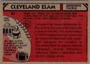 1980 Topps Cleveland Elam