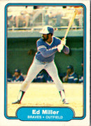 1982 Fleer Ed Miller