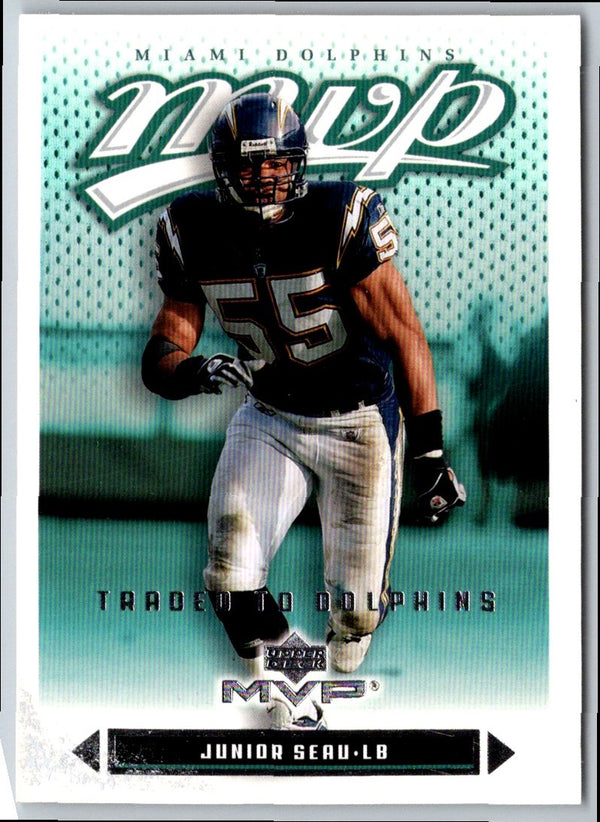 2002 Upper Deck Sweet Spot Junior Seau #55