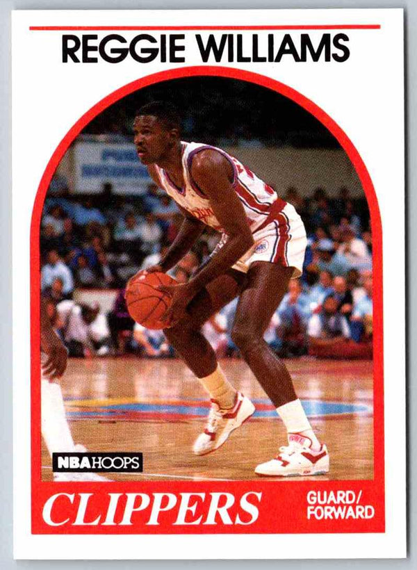 1989 NBA Hoops Reggie Williams #128