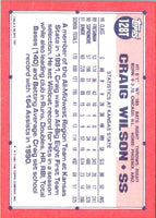 1991 Topps Traded Craig Wilson #128T Rookie