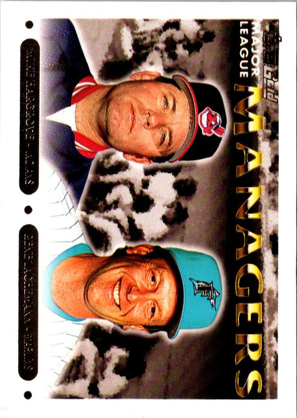 1993 Topps Gold Mike Hargrove/Rene Lachemann #505