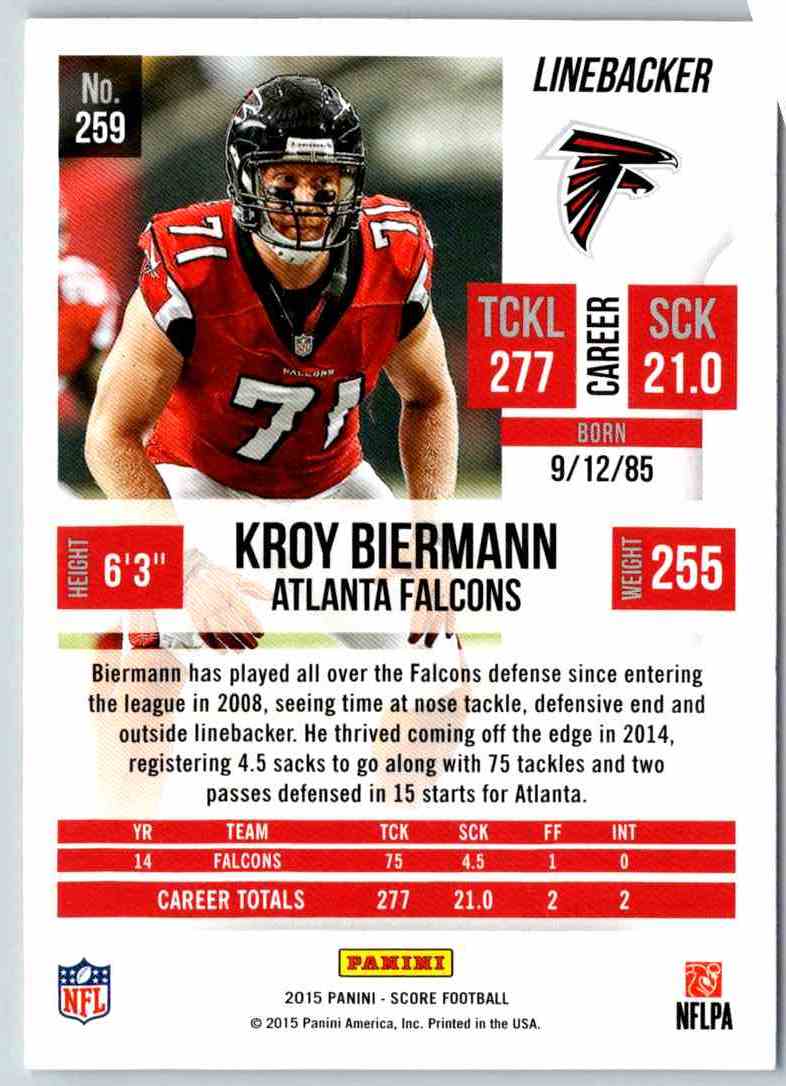 2015 Score Kroy Biermann