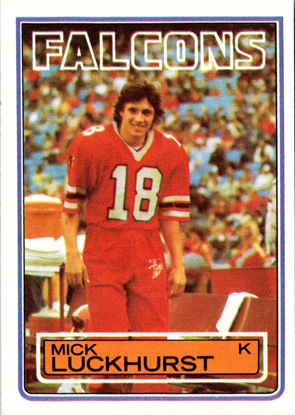 1983 Topps Mick Luckhurst #22 NM-MT