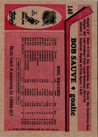 1987 Topps Bob Sauve #140