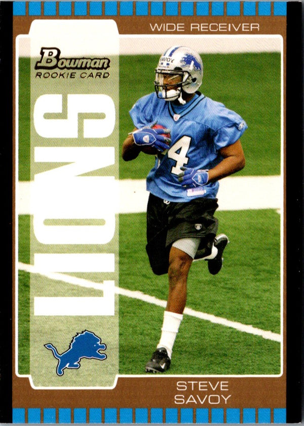 2005 Bowman Steve Savoy #224 Rookie