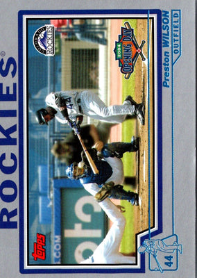 2004 Topps Opening Day Preston Wilson #85