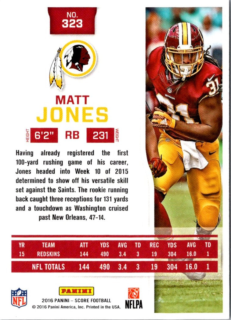 2016 Score Matt Jones