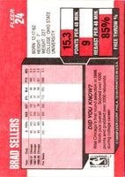 1989 Fleer Brad Sellers #24
